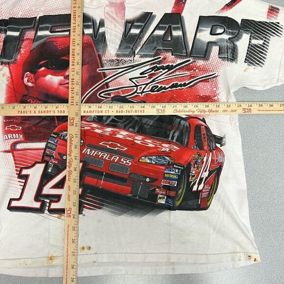 Vintage tony Stewart aop nascar t shirt size xl - Picture 11 of 11